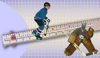 Goalie Blocker Size Chart